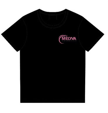 Melyva Cosmetics Tshirt Pink Logo