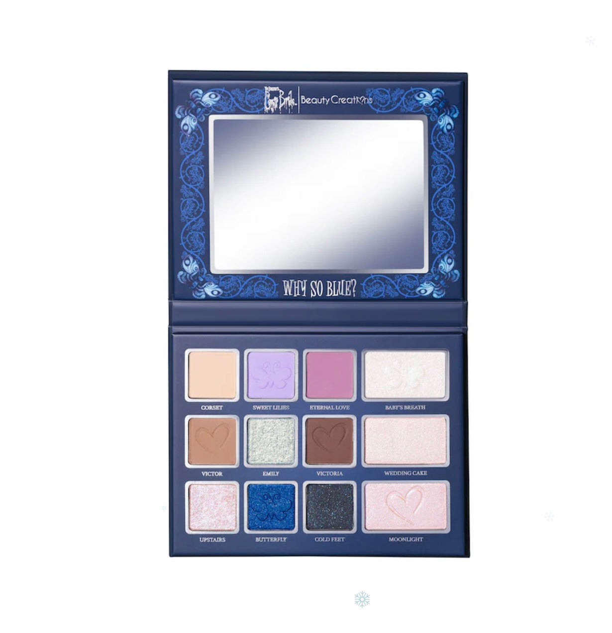 TIM BURTON'S CORPSE BRIDE X BEAUTY CREATIONS "WHY SO BLUE?" MULTI-USE PALETTE