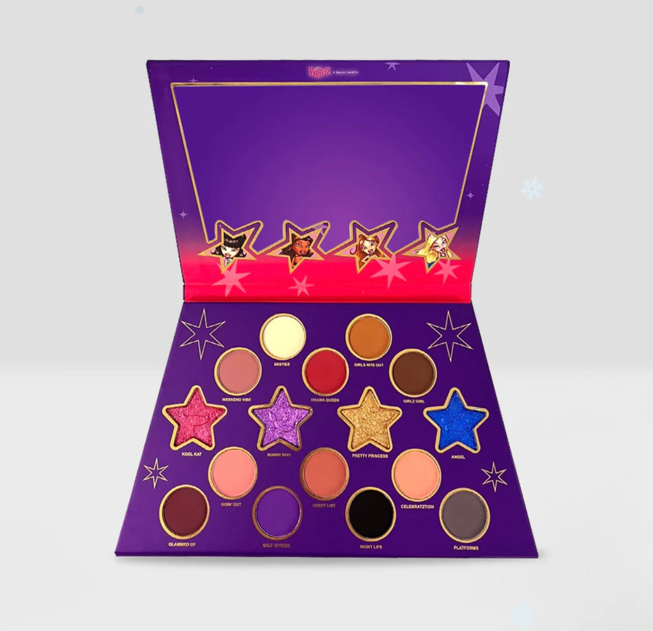 BRATZ X BEAUTY CREATIONS GIRLS NITE OUT SHADOW PALETTE