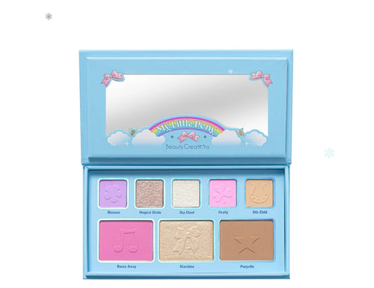 BEAUTY CREATIONS X MY LITTLE PONY "LOST IN THE CLOUDS" SHADOW AND FACE PALETTE